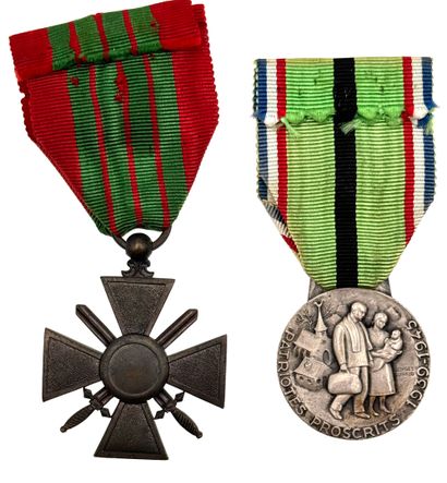 Second World War - Set of two: a Croix de...