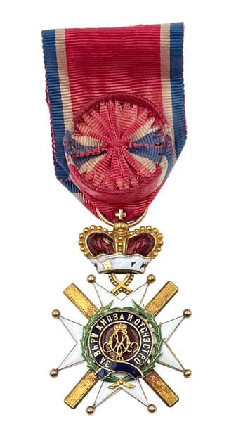 Serbia - Order of the Takovo Cross, founded...