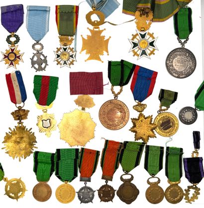 Private Orders and Decorations - Lot of twenty-three...