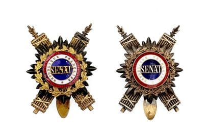 Senate - Third Republic, set of two 
