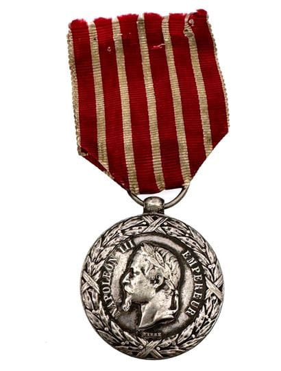 Médaille d'Italie, second modèle en argent,...