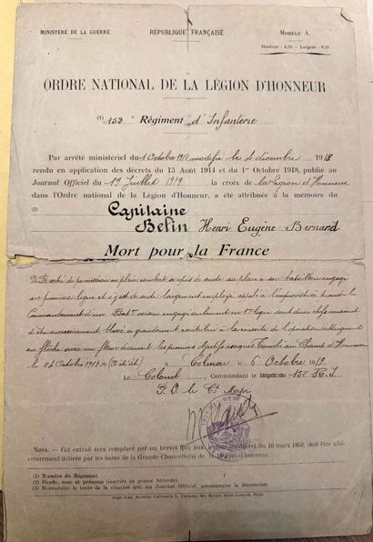 Campagnes coloniales et Première Guerre mondiale,...