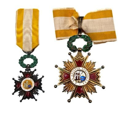 Espagne - Ordre royal américain d'Isabelle...