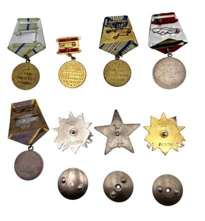 Russia, USSR - Set of eight decorations in...
