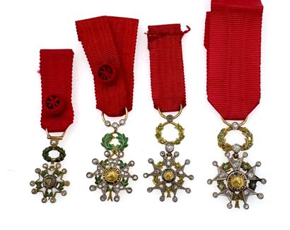Légion d'honneur - IIIe République, lot de...