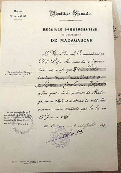 Campagnes coloniales et Première Guerre mondiale,...