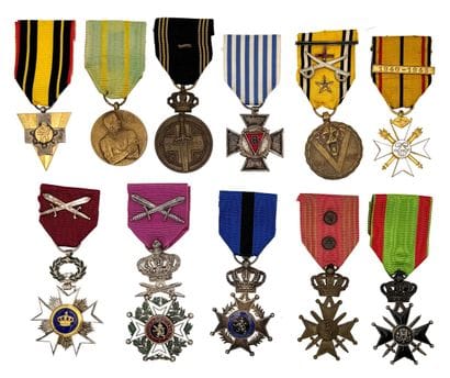 Belgium - Second World War, lot of eleven...