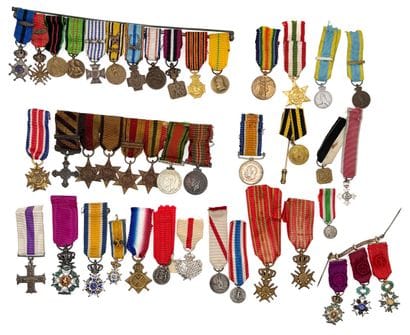 WORLD ORDERS AND DECORATIONS

Lot of forty-two...
