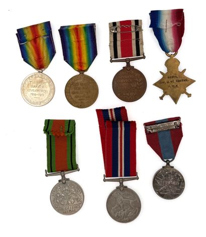 United Kingdom - Lot of seven ordinance-size...