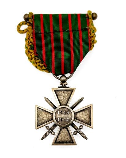 Première Guerre mondiale - Croix de Guerre...
