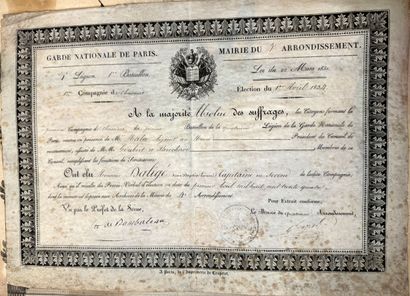 MONARCHIE DE JUILLET

Lot de quatre : 

-...