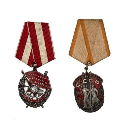 Russia, USSR - Set of two decorations: Order...