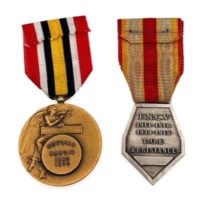World War II - Set of two medals: a FNCV...