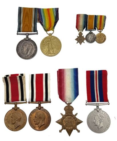 United Kingdom - Lot of nine decorations,...