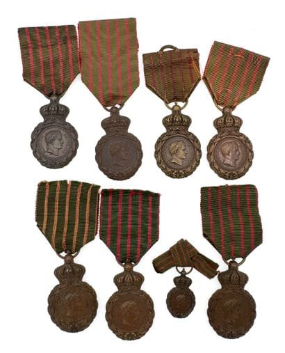 St. Helena Medal - Lot of eight medals: seven...