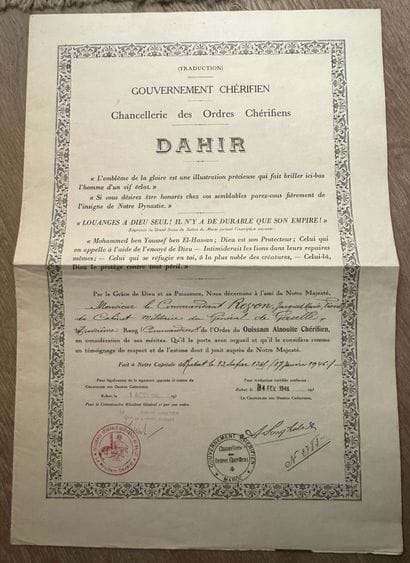 Seconde Guerre mondiale - Souvenir du Chef...