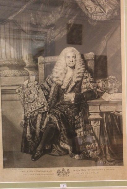 D'après Joshua REYNOLDS
The Right Honorable...