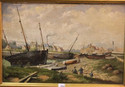 Louis ARBANT:
Courcelles, 1909. Deux huiles...