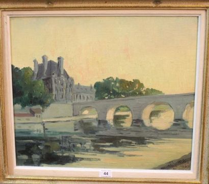 Ecole Moderne
Paris la Seine au Louvre, 1947...