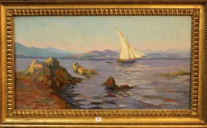 Ecole Moderne
La voile blanche Huile sur...