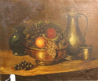 Ecole Moderne
Nature morte aux cuivres Deux...