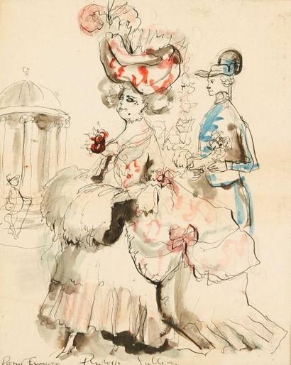 Philippe JULLIAN (1917-1977)
Dame française...