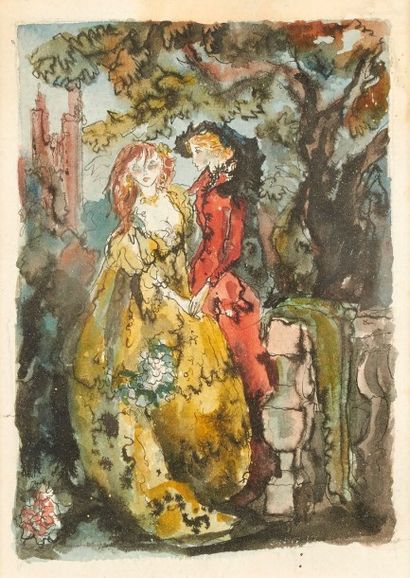 Philippe JULLIAN (1917-1977)
Les deux amies....