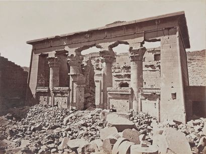 EGYPTE
Temple de Mout n° 95 (27 x 37,5 cm)...
