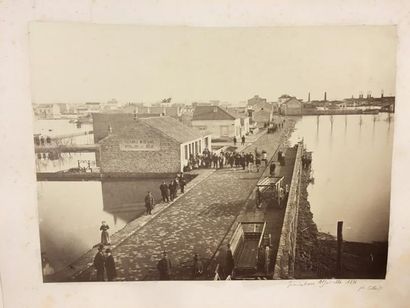H. COLLARD (1812-?)
Trois vues des inondations...