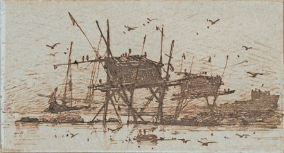 DURAND-BRAGER (1814-1879)
Vues du Bosphore,...