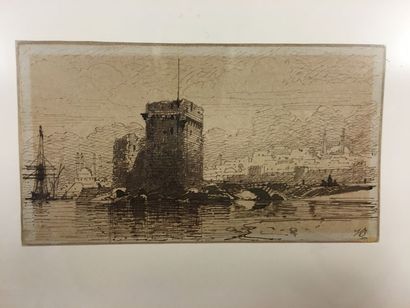 DURAND-BRAGER (1814-1879)
Vues du Bosphore,...