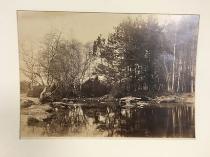 Attribué à Eugène CUVELIER
Paysage de la...