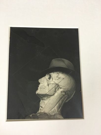 ANONYME
Tête d'homme au chapeau (écorché...