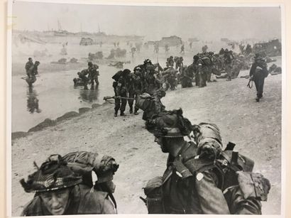 Débarquement des troupes anglaises sur la...