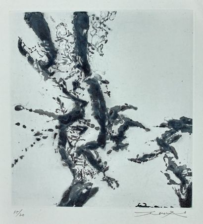 ZAO WOU-KI. - MICHAUX (Henri)
Annonciation....