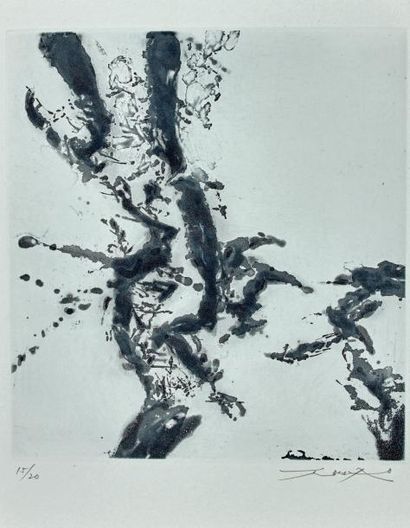 ZAO WOU-KI. - MICHAUX (Henri)
Annonciation....