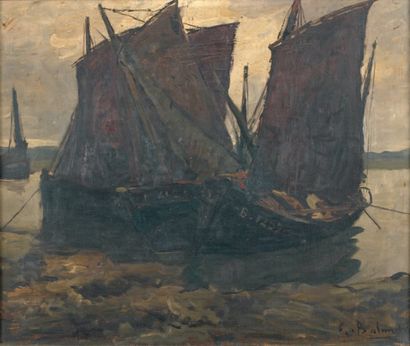 Gaston BALANDE (1880-1971)
Bateaux de pêche...