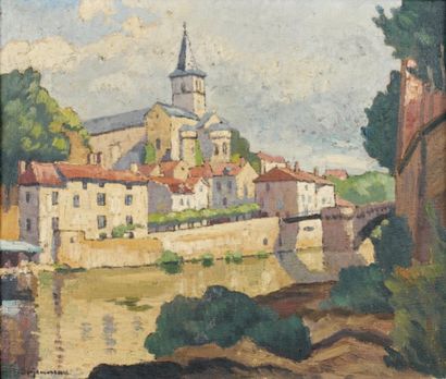 Jehan-Jules BERJONNEAU (1890-1972)
Le pont...