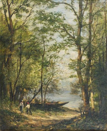César de COCK (1823-1904)
Sous-bois, 1874...