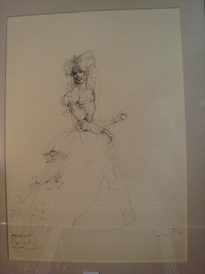Léonor FINI (1908-1996)
Fêtes secrètes Dessin...