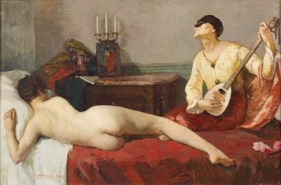 Constantin FONT (1890-1954)
Pierrot au nu...