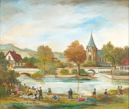 Jean FOUS (1901-1971)
La partie de pêche...