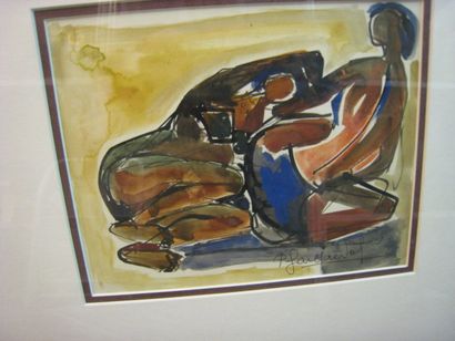 Pierre GAILLARDOT (né en 1910)
Deux baigneuses...