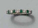 ALLIANCE en or gris sertie de diamants de...