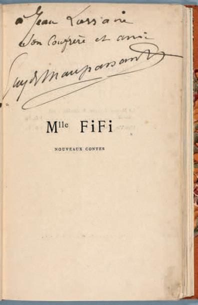 MAUPASSANT (Guy de)
Mlle Fifi. Nouveaux contes....