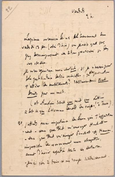 FLAUBERT (Gustave)
Lettre autographe signée...