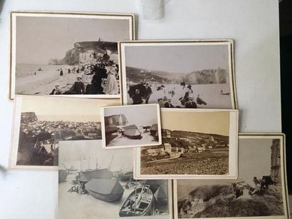 ÉTRETAT ET DIVERS. - PHOTOGRAPHIES. - Ensemble...
