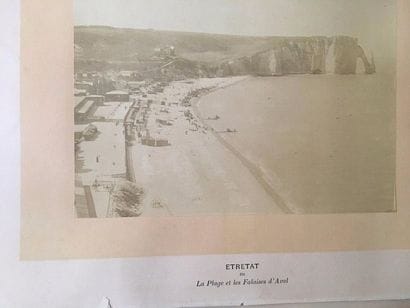 ÉTRETAT ET DIVERS. - PHOTOGRAPHIES. - Ensemble...