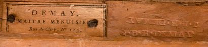 Suite de douze chaises à dossier lyre en...