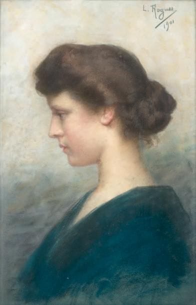Lucie ROGUES

Portrait de femme vue de profil
Pastel...